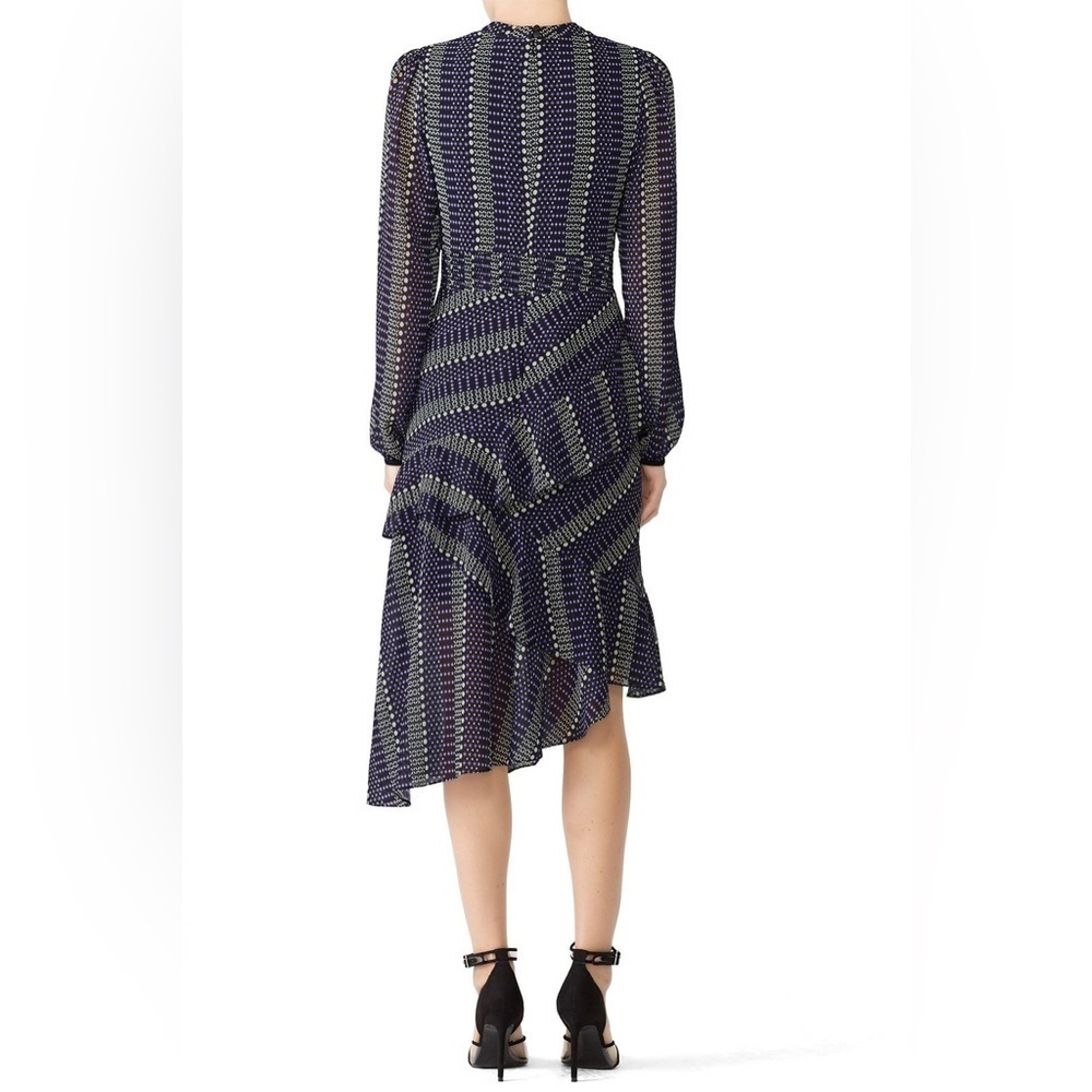 Three Floor Folktale Dress Cocktail Business Casual Contemporary Playful Sz 6 - Picture 2 of 11